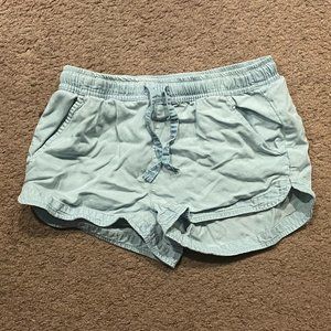 Baby Blue low rise shorts